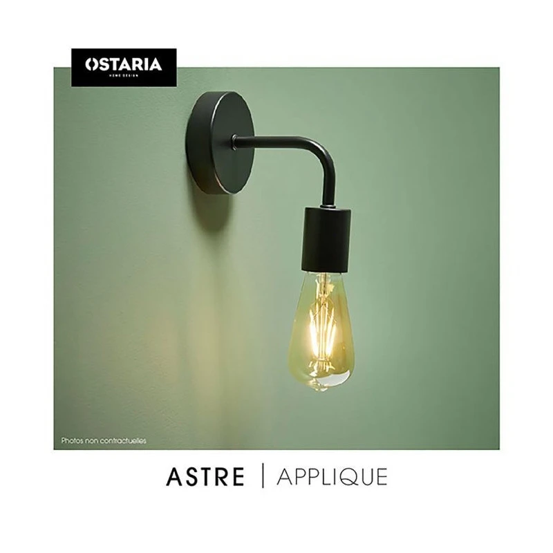 Applique En Métal Noir Astre Ostaria 3 Applique En Métal Noir Astre Ostaria – Image 3