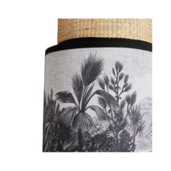 Applique Incurvée Ombrage Rotin Et Tissu Palmier Ostaria 6 Applique Incurvée Ombrage Rotin Et Tissu Palmier Ostaria -Le Monde du Mobilier Boutique applique incurvee ombrage rotin et tissu palmier ostaria 2
