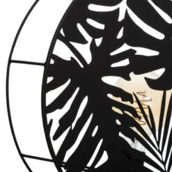 Applique Métal Noir Feuilles Olas Atmosphera 8 Applique Métal Noir Feuilles Olas Atmosphera -Le Monde du Mobilier Boutique applique metal noir feuilles olas atmosphera 3
