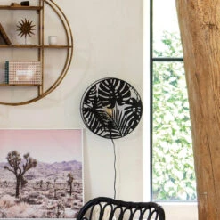 Applique Métal Noir Feuilles Olas Atmosphera 9 Applique Métal Noir Feuilles Olas Atmosphera -Le Monde du Mobilier Boutique applique metal noir feuilles olas atmosphera 4