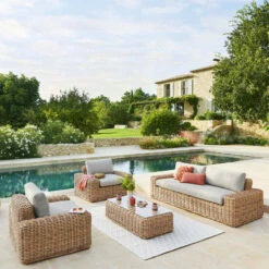 Canapé De Salon De Jardin Savinia Coloris Tahini Hespéride -Le Monde du Mobilier Boutique canape de salon de jardin savinia coloris tahini hesperide 2