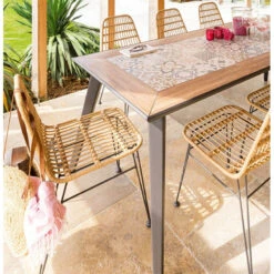 Chaise Extérieure Lambada Sésame & Graphite Hespéride -Le Monde du Mobilier Boutique chaise exterieure lambada sesame graphite hesperide 2