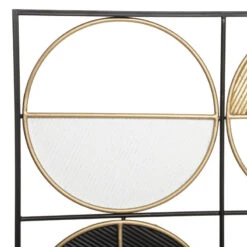 Déco Murale 76x102 Métal Zak Noir Et Doré Atmosphera -Le Monde du Mobilier Boutique deco murale 76x102 metal zak noir et dore atmosphera 2