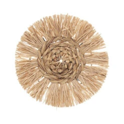 Déco Murale X3 Raphia Atmosphera -Le Monde du Mobilier Boutique deco murale x3 raphia atmosphera 2