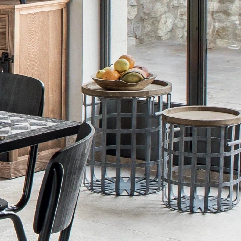 Ensemble De 2 Tables à Café Métal Facto Atmosphera 6 Ensemble De 2 Tables à Café Métal Facto Atmosphera – Image 6