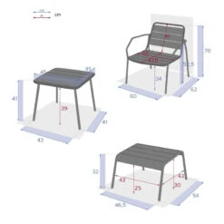 Ensemble Extérieur Duo Relax Phuket Bleu Canard Hespéride 13 Ensemble Extérieur Duo Relax Phuket Bleu Canard Hespéride -Le Monde du Mobilier Boutique ensemble exterieur duo relax phuket bleu canard hesperide 6
