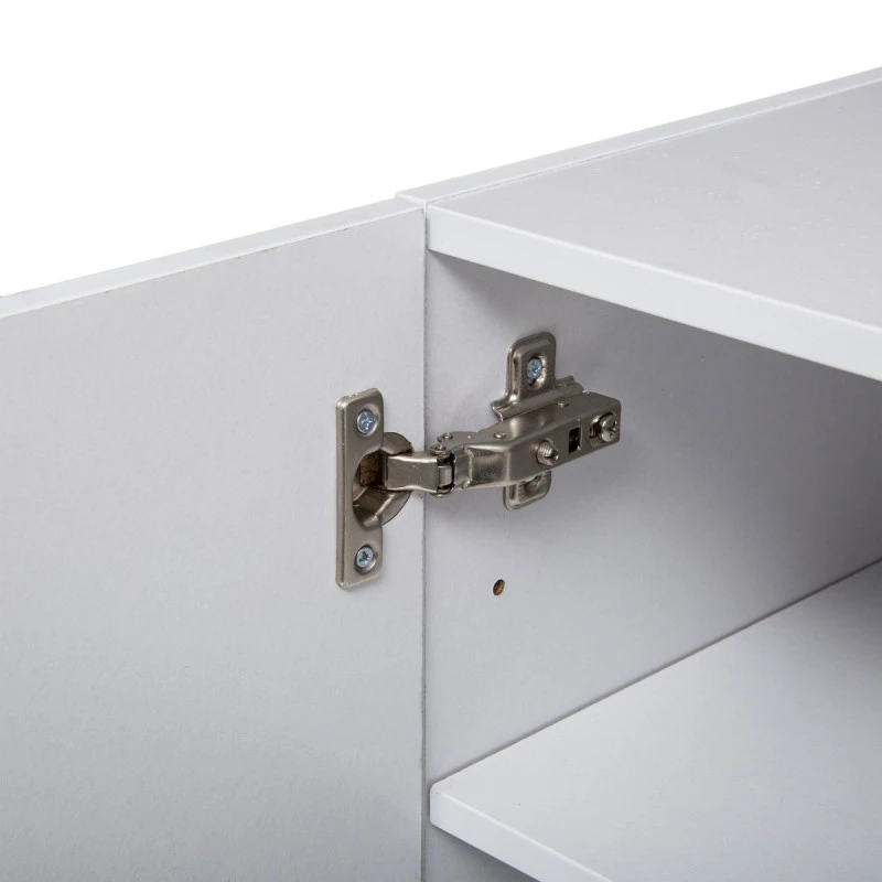 Etagère Murale 2 Niveaux + Porte 57x30 Blanc Fixup 5Five 5 Etagère Murale 2 Niveaux + Porte 57x30 Blanc Fixup 5Five – Image 5