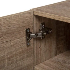 Etagère Murale 2 Niveaux + Porte Naturel Fixup 5Five -Le Monde du Mobilier Boutique etagere murale deux niveaux porte naturel fixup 5five 3