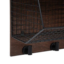 Etagère Murale Métal Et Bois Darrel Atmosphera -Le Monde du Mobilier Boutique etagere murale metal et bois darrel atmosphera 2