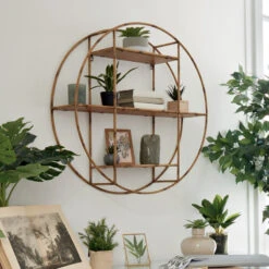 Etagère Murale Ronde D77 Asco Atmosphera 5 Etagère Murale Ronde D77 Asco Atmosphera -Le Monde du Mobilier Boutique etagere murale ronde d79 asco atmosphera 2