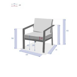 Fauteuil 1 Place Pavane Graphite Hespéride 11 Fauteuil 1 Place Pavane Graphite Hespéride -Le Monde du Mobilier Boutique fauteuil 1 place pavane graphite hesperide 5