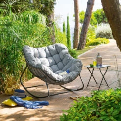 Fauteuil Bascule Extérieur Paopao Hespéride -Le Monde du Mobilier Boutique fauteuil bascule exterieur paopao hesperide 2