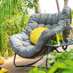 Fauteuil Bascule Extérieur Paopao Hespéride -Le Monde du Mobilier Boutique fauteuil bascule exterieur paopao hesperide 3