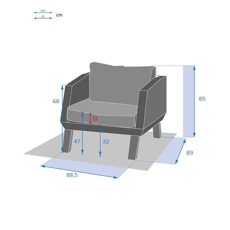 Fauteuil Extérieur Axiome Hespéride 4 Fauteuil Extérieur Axiome Hespéride – Image 4