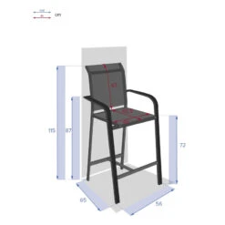 Fauteuil Haut Essentia Anthracite Et Graphite Hespéride 7 Fauteuil Haut Essentia Anthracite Et Graphite Hespéride -Le Monde du Mobilier Boutique fauteuil haut essentia anthracite et graphite hesperide 3