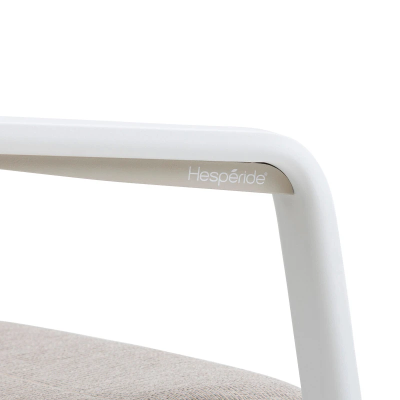 Fauteuil Repas Extérieur Diese Badiane/blanc Hespéride 3 Fauteuil Repas Extérieur Diese Badiane/blanc Hespéride – Image 3