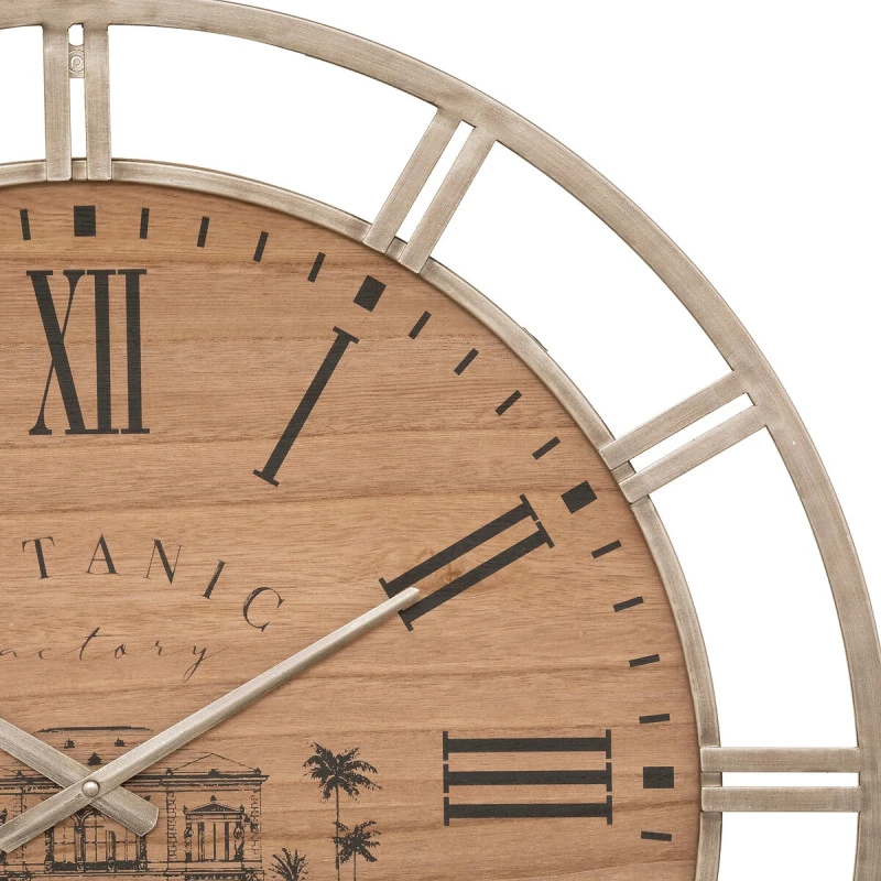 Horloge 70 Cm Métal Et Bois Bota Atmosphera 2 Horloge 70 Cm Métal Et Bois Bota Atmosphera – Image 2