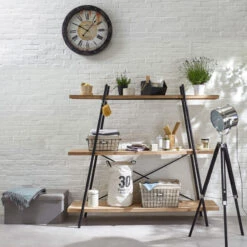 Horloge Décor Cordes D68 Atmosphera -Le Monde du Mobilier Boutique horloge au decor cordes 68cm 2