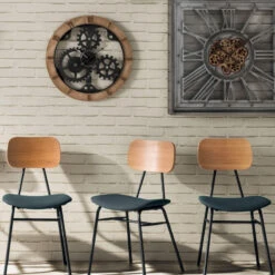 Horloge D58 Mécanisme Bois Et Métal Atmosphera -Le Monde du Mobilier Boutique horloge d58 mecanisme bois et metal atmosphera 1 3