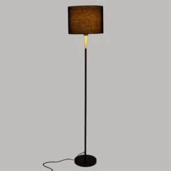 Lampadaire Droit Jule Noir Et Doré Atmosphera 6 Lampadaire Droit Jule Noir Et Doré Atmosphera -Le Monde du Mobilier Boutique lampadaire droit jule noir et dore atmosphera 2
