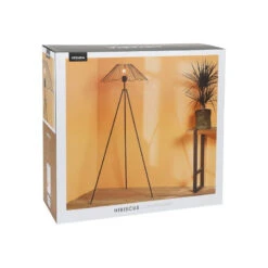 Lampadaire Filaire Métal Hibiscus Noir Ostaria -Le Monde du Mobilier Boutique lampadaire filaire metal hibiscus noir ostaria 5