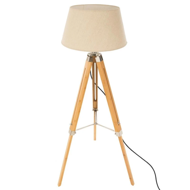 Lampadaire Trépied Runo Ivoire Bambou Atmosphera H 145 Cm 1 Lampadaire Trépied Runo Ivoire Bambou Atmosphera H 145 Cm