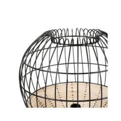 Lampe à Poser Calypso Boule Rotin Et Métal Ostaria -Le Monde du Mobilier Boutique lampe a poser calypso boule rotin et metal ostaria 2