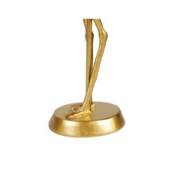 Lampe En Résine Dorée Domingo Flamant Rose Ostaria -Le Monde du Mobilier Boutique lampe en resine doree domingo flamant rose ostaria 1