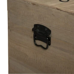 Lot De 3 Malles Carrés Bois Wild Atmosphera -Le Monde du Mobilier Boutique lot de 3 malles carres bois wild atmosphera 4