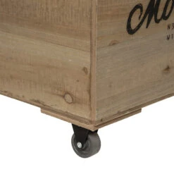 Lot De 3 Malles Carrés Bois Wild Atmosphera -Le Monde du Mobilier Boutique lot de 3 malles carres bois wild atmosphera 5