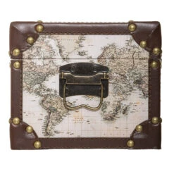 Malles Mappemonde - Lot De 4 - Atmosphera -Le Monde du Mobilier Boutique malles mappemonde lot de 4 atmosphera 2