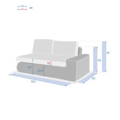 Méridienne Gauche De Salon Savinia Coloris Tahini Hespéride 8 Méridienne Gauche De Salon Savinia Coloris Tahini Hespéride -Le Monde du Mobilier Boutique meridienne gauche de salon savinia coloris tahini hesperide 3