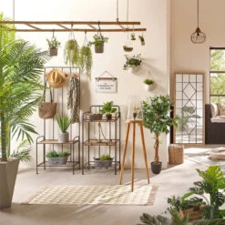 Miroir Bois Et Métal 71x165 Atmosphera -Le Monde du Mobilier Boutique miroir bois et metal 71x165 atmosphera 2