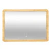 Miroir Rectangulaire 66x47 Bambou LED 5Five