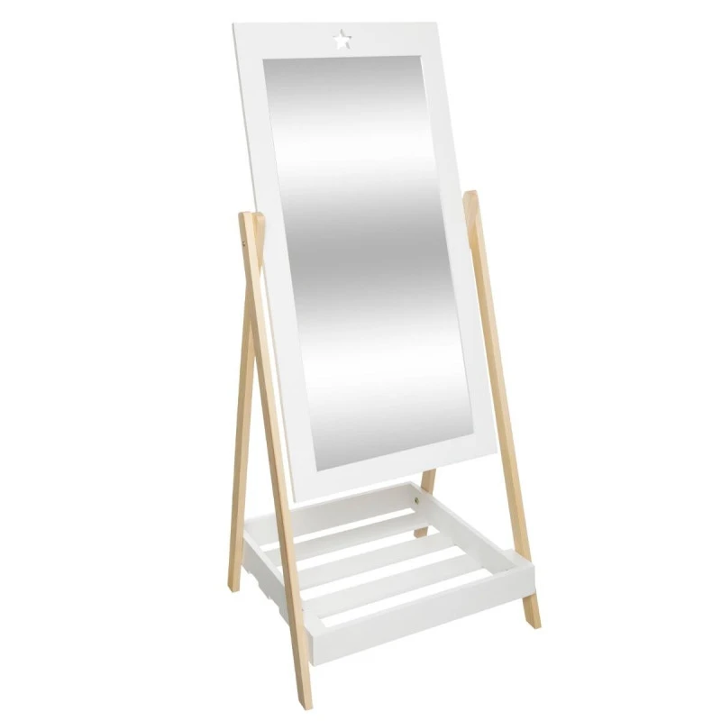 Miroir Sur Pied Enfant H102 Cm Blanc Atmosphera 1 Miroir Sur Pied Enfant H102 Cm Blanc Atmosphera