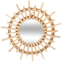 Miroirs En Rotin Soleil X3 Atmosphera -Le Monde du Mobilier Boutique miroirs en rotin soleil x3 atmosphera 4