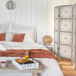 Paravent En Bois Etnik Ajouré Atmosphera -Le Monde du Mobilier Boutique paravent en bois etnik ajoure atmosphera 3