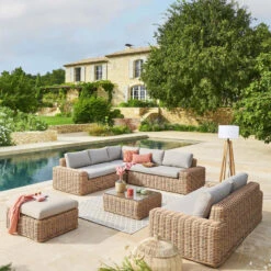 Pouf Extérieur Savinia Coloris Tahini Hespéride 7 Pouf Extérieur Savinia Coloris Tahini Hespéride -Le Monde du Mobilier Boutique pouf exterieur savinia coloris tahini hesperide 2