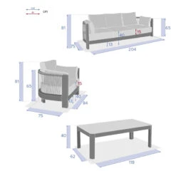 Salon De Jardin 5p Paradize Hespéride 18 Salon De Jardin 5p Paradize Hespéride -Le Monde du Mobilier Boutique salon de jardin 5p paradize hesperide 8