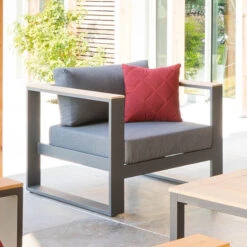 Salon De Jardin Emperia 5p En Aluminium Et Acacia Hespéride -Le Monde du Mobilier Boutique salon de jardin emperia 5p en aluminium et acacia hesperide 6