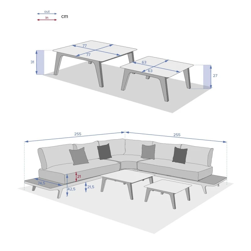 Salon De Jardin Pulpy Gris Hespéride 9 Salon De Jardin Pulpy Gris Hespéride – Image 9