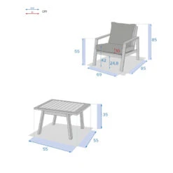Salon Duo Extérieur Tiwi Acacia Hespéride -Le Monde du Mobilier Boutique salon duo exterieur tiwi acacia hesperide 3