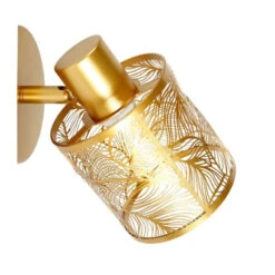 Spot Calathéa Métal Ajouré Doré Ostaria 8 Spot Calathéa Métal Ajouré Doré Ostaria -Le Monde du Mobilier Boutique spot calathea metal ajoure dore ostaria 2