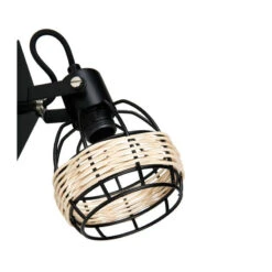 Spot Cyrus En Métal Et Rotin Ostaria -Le Monde du Mobilier Boutique spot cyrus en metal et rotin ostaria 2