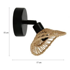 Spot Ozana En Métal Et Corde Ostaria 10 Spot Ozana En Métal Et Corde Ostaria -Le Monde du Mobilier Boutique spot ozana en metal et corde ostaria 4