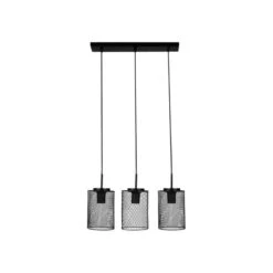 Suspension Rampe Grillage Ubi Noir Ostaria -Le Monde du Mobilier Boutique suspension rampe grillage ubi noir ostaria 2