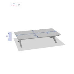 Table Basse Extérieure Embruns Praline Hespéride -Le Monde du Mobilier Boutique table basse exterieure embruns praline hesperide 2