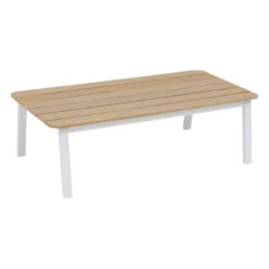 Table Basse Extérieure Oriengo Blanc Hespéride