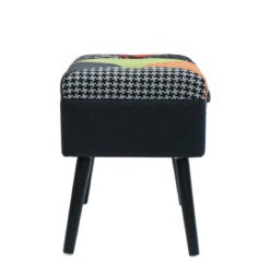 Tabouret Coffre Valise Patchwork Sur Pieds -Le Monde du Mobilier Boutique tabouret coffre valise patchwork sur pieds 5