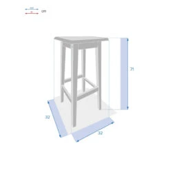 Tabouret Hauts De Jardin Tiwi Acacia Hespéride 5 Tabouret Hauts De Jardin Tiwi Acacia Hespéride -Le Monde du Mobilier Boutique tabouret hauts de jardin tiwi acacia hesperide 2